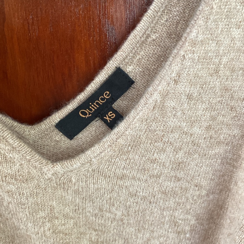 Quince Mongolian Cashmere Cropped Tank - Picture 2 of 5